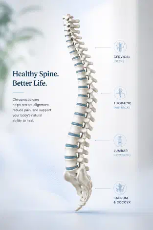 Patient-focused spine rehabilitation visual supporting long-term wellness